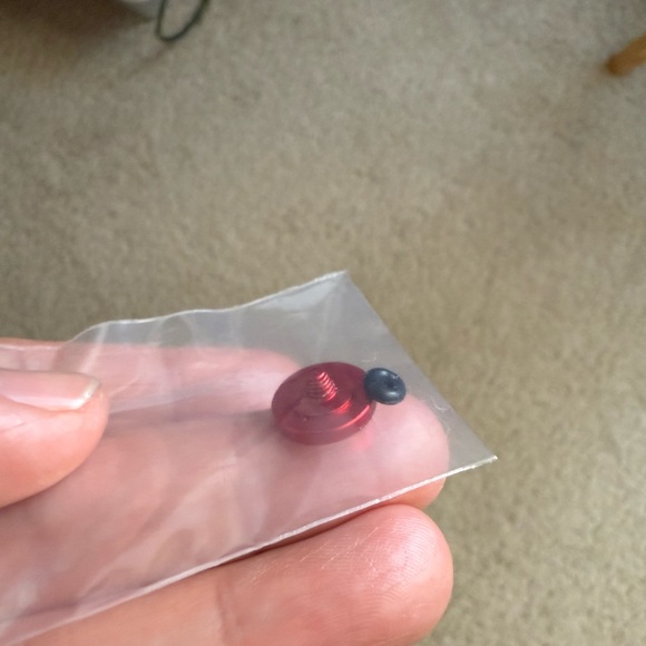 Red Fujifilm Soft Release Button - Picture 3 of 3